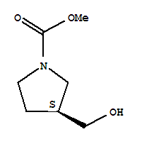 (3s)-(9ci)-3-(羥基甲基)-1-吡咯烷羧酸甲酯結(jié)構(gòu)式_639491-62-6結(jié)構(gòu)式