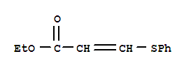 2-Propenoic acid,3-(phenylthio)-, ethyl esterStructure,64050-18-6Structure 2-Propenoic acid,3-(phenylthio)-, ethyl ester Structure,64050-18-6Structure