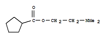 Cyclopentanecarboxylic acid,2-(dimethylamino)ethyl ester (9ci)Structure,64153-57-7Structure Cyclopentanecarboxylic acid,2-(dimethylamino)ethyl ester (9ci) Structure,64153-57-7Structure