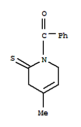 (7ci,8ci)-1-苯甲?；?3,6-二氫-4-甲基-2(1H)-吡啶硫酮結(jié)構(gòu)式_6431-26-1結(jié)構(gòu)式
