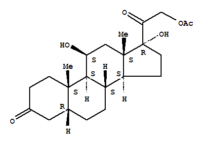 5β-dihydrocortisol 21-acetateStructure,64313-94-6Structure 5β-dihydrocortisol 21-acetate Structure,64313-94-6Structure