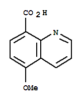 8-Quinolinecarboxylicacid,5-methoxy-(9ci)Structure,64507-37-5Structure 8-Quinolinecarboxylicacid,5-methoxy-(9ci) Structure,64507-37-5Structure
