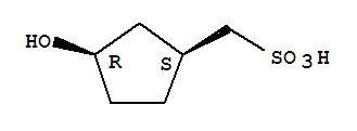 順式-(9ci)-3-羥基-環(huán)戊烷甲烷磺酸結(jié)構(gòu)式_64646-22-6結(jié)構(gòu)式