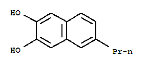 (5ci)-6-丙基-2,3-萘二醇結構式_649569-22-2結構式