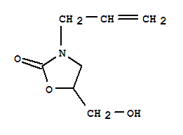 2-Oxazolidinone,5-(hydroxymethyl)-3-(2-propenyl)-(9ci)Structure,649761-78-4Structure 2-Oxazolidinone,5-(hydroxymethyl)-3-(2-propenyl)-(9ci) Structure,649761-78-4Structure