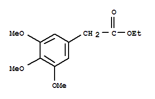 Benzeneacetic acid,3,4,5-trimethoxy-, ethyl esterStructure,66162-60-5Structure Benzeneacetic acid,3,4,5-trimethoxy-, ethyl ester Structure,66162-60-5Structure