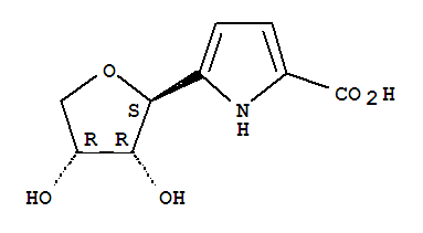 (9ci)-5-[(2s,3r,4r)-四氫-3,4-二羥基-2-呋喃]-1H-吡咯-2-羧酸結構式_695811-37-1結構式