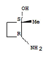 順式-(-)-(9ci)-2-氨基-1-甲基-環(huán)丁醇結(jié)構(gòu)式_69632-91-3結(jié)構(gòu)式