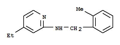 (9ci)-4-乙基-n-[(2-甲基苯基)甲基]-2-吡啶胺結(jié)構(gòu)式_696585-63-4結(jié)構(gòu)式