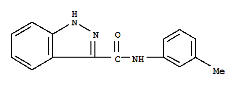 (9ci)-n-(3-甲基苯基)-1H-吲唑-3-羧酰胺結(jié)構(gòu)式_696603-96-0結(jié)構(gòu)式