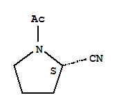 (2s)-(9ci)-1-乙?；?2-吡咯烷甲腈結(jié)構(gòu)式_700376-84-7結(jié)構(gòu)式