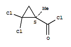 (1s)-(9ci)-2,2-二氯-1-甲基-環(huán)丙烷羰酰氯結(jié)構(gòu)式_701223-12-3結(jié)構(gòu)式