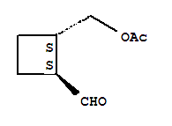(1s,2s)-(9ci)-2-[(乙?；趸?甲基]-環(huán)丁烷羧醛結(jié)構(gòu)式_701292-26-4結(jié)構(gòu)式