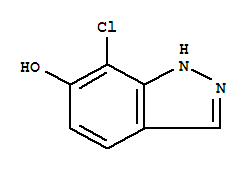 7-氯-1H-吲唑-6-醇結構式_705927-38-4結構式