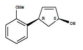 (1r,4s)-rel-(9ci)-4-(2-甲氧基苯基)-2-環(huán)戊烯-1-醇結構式_705943-21-1結構式