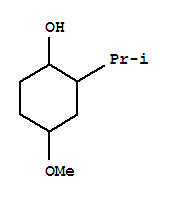 (9ci)-4-甲氧基-2-(1-甲基乙基)-環(huán)己醇結(jié)構(gòu)式_705962-11-4結(jié)構(gòu)式