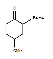 (9ci)-4-甲氧基-2-(1-甲基乙基)-環(huán)己酮結(jié)構(gòu)式_705962-12-5結(jié)構(gòu)式