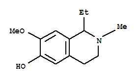 (9ci)-1-乙基-1,2,3,4-四氫-7-甲氧基-2-甲基-6-異羥基喹啉結(jié)構(gòu)式_706748-20-1結(jié)構(gòu)式