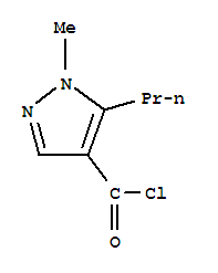 1H-pyrazole-4-carbonyl chloride, 1-methyl-5-propyl-(9ci)Structure,706819-89-8Structure 1H-pyrazole-4-carbonyl chloride, 1-methyl-5-propyl-(9ci) Structure,706819-89-8Structure