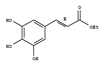(2e)-(9ci)-3-(3,4,5-三羥基苯基)-2-丙酸結(jié)構(gòu)式_709007-51-2結(jié)構(gòu)式