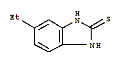 (9ci)-5-乙基-1,3-二氫-2H-苯并咪唑-2-硫酮結構式_71216-21-2結構式
