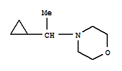 Morpholine, 4-(1-cyclopropylethyl)-Structure,71298-95-8Structure Morpholine, 4-(1-cyclopropylethyl)- Structure,71298-95-8Structure