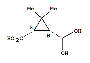 (9ci)-3-(二羥基甲基)-2,2-二甲基-環(huán)丙烷羧酸結(jié)構(gòu)式_71635-03-5結(jié)構(gòu)式