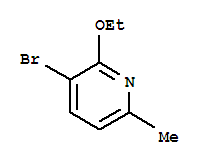 (9CI)-3-溴-2-乙氧基-6-甲基-吡啶結構式_717843-50-0結構式