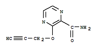 (9CI)-3-(2-丙炔氧基)-吡嗪羧酰胺結(jié)構(gòu)式_717848-20-9結(jié)構(gòu)式