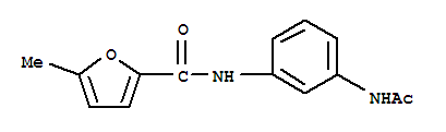 (9ci)-n-[3-(乙?；被?苯基]-5-甲基-2-呋喃羧酰胺結(jié)構(gòu)式_717869-69-7結(jié)構(gòu)式