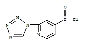 4-Pyridinecarbonyl chloride, 2-(1h-tetrazol-1-yl)-(9ci)Structure,717871-78-8Structure 4-Pyridinecarbonyl chloride, 2-(1h-tetrazol-1-yl)-(9ci) Structure,717871-78-8Structure