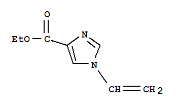 (9ci)-1-乙烯-1H-咪唑-4-羧酸乙酯結(jié)構(gòu)式_71925-05-8結(jié)構(gòu)式