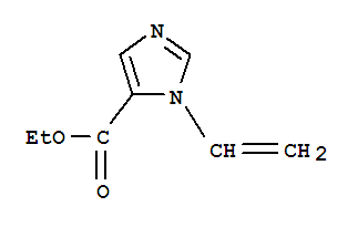(9ci)-1-乙烯-1H-咪唑-5-羧酸乙酯結(jié)構(gòu)式_71925-09-2結(jié)構(gòu)式