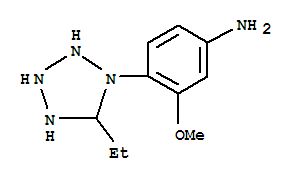 (5ci)-1-(4-氨基-2-甲氧基苯基)-5-乙基-1H-四唑結(jié)構(gòu)式_719297-53-7結(jié)構(gòu)式