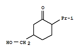 (9ci)-5-(羥基甲基)-2-(1-甲基乙基)-環(huán)己酮結(jié)構(gòu)式_721427-57-2結(jié)構(gòu)式