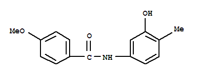 Benzamide, n-(3-hydroxy-4-methylphenyl)-4-methoxy-(9ci)Structure,723257-49-6Structure Benzamide, n-(3-hydroxy-4-methylphenyl)-4-methoxy-(9ci) Structure,723257-49-6Structure