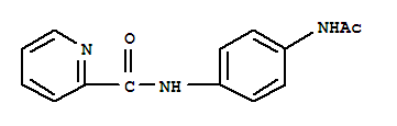 (9ci)-n-[4-(乙?；被?苯基]-2-吡啶羧酰胺結(jié)構(gòu)式_723257-63-4結(jié)構(gòu)式