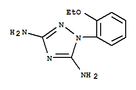 (9ci)-1-(2-乙氧基苯基)-1H-1,2,4-噻唑-3,5-二胺結(jié)構(gòu)式_723725-62-0結(jié)構(gòu)式