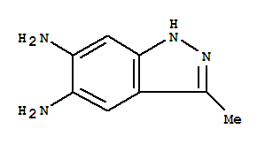 1H-indazole-5,6-diamine, 3-methyl- Structure,724767-00-4Structure