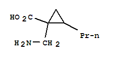 (9ci)-1-(氨基甲基)-2-丙基-環(huán)丙烷羧酸結(jié)構(gòu)式_724773-11-9結(jié)構(gòu)式
