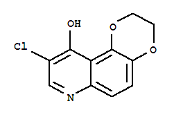 9-氯-2,3-二氫-1,4-二噁英并[2,3-f]喹啉-10-醇結(jié)構(gòu)式_724788-62-9結(jié)構(gòu)式