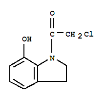 (9ci)-1-(氯乙?；?-2,3-二氫-1H-吲哚-7-醇結(jié)構(gòu)式_72696-19-6結(jié)構(gòu)式