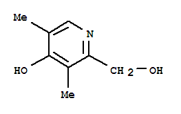 (9ci)-4-羥基-3,5-二甲基-2-吡啶甲醇結(jié)構(gòu)式_727375-13-5結(jié)構(gòu)式