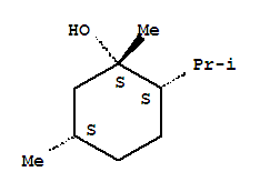 (1s,2s,5s)-(9ci)-1,5-二甲基-2-(1-甲基乙基)-環(huán)己醇結(jié)構(gòu)式_727731-05-7結(jié)構(gòu)式