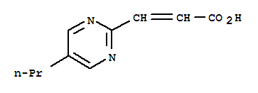 2-Propenoic acid, 3-(5-propyl-2-pyrimidinyl)-(9ci)Structure,72790-22-8Structure 2-Propenoic acid, 3-(5-propyl-2-pyrimidinyl)-(9ci) Structure,72790-22-8Structure