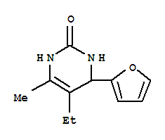 (9ci)-5-乙基-4-(2-呋喃)-3,4-二氫-6-甲基-2(1H)-嘧啶酮結構式_728004-16-8結構式