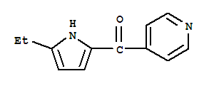 Methanone, (5-ethyl-1h-pyrrol-2-yl)-4-pyridinyl-(9ci)Structure,728010-87-5Structure Methanone, (5-ethyl-1h-pyrrol-2-yl)-4-pyridinyl-(9ci) Structure,728010-87-5Structure