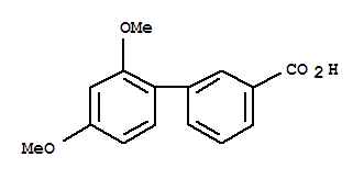 2’,4’-Dimethoxybiphenyl-3-carboxylic acidStructure,728919-16-2Structure 2’,4’-Dimethoxybiphenyl-3-carboxylic acid Structure,728919-16-2Structure