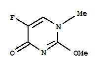 (9ci)-5-氟-2-甲氧基-1-甲基-4(1H)-嘧啶酮結(jié)構(gòu)式_729593-67-3結(jié)構(gòu)式