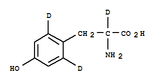 Dl-4-hydroxyphenyl-2,6-d2-alanine-2-d1Structure,73036-42-7Structure Dl-4-hydroxyphenyl-2,6-d2-alanine-2-d1 Structure,73036-42-7Structure